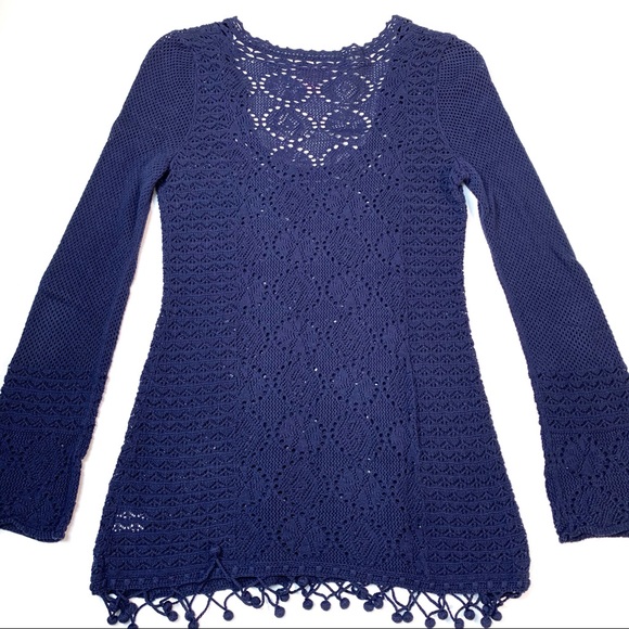 ❗️SOLD❗️SALE☀️Lilly Pulitzer Athena Crochet Tunic - Picture 10 of 12